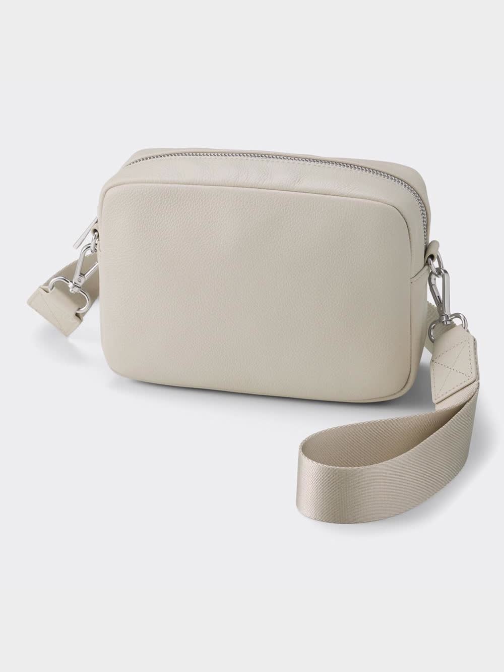 [FABIANA FILIPPI] レザーカメラバッグ Fabiana Filippi Camera Crossbody Bag - Taupe