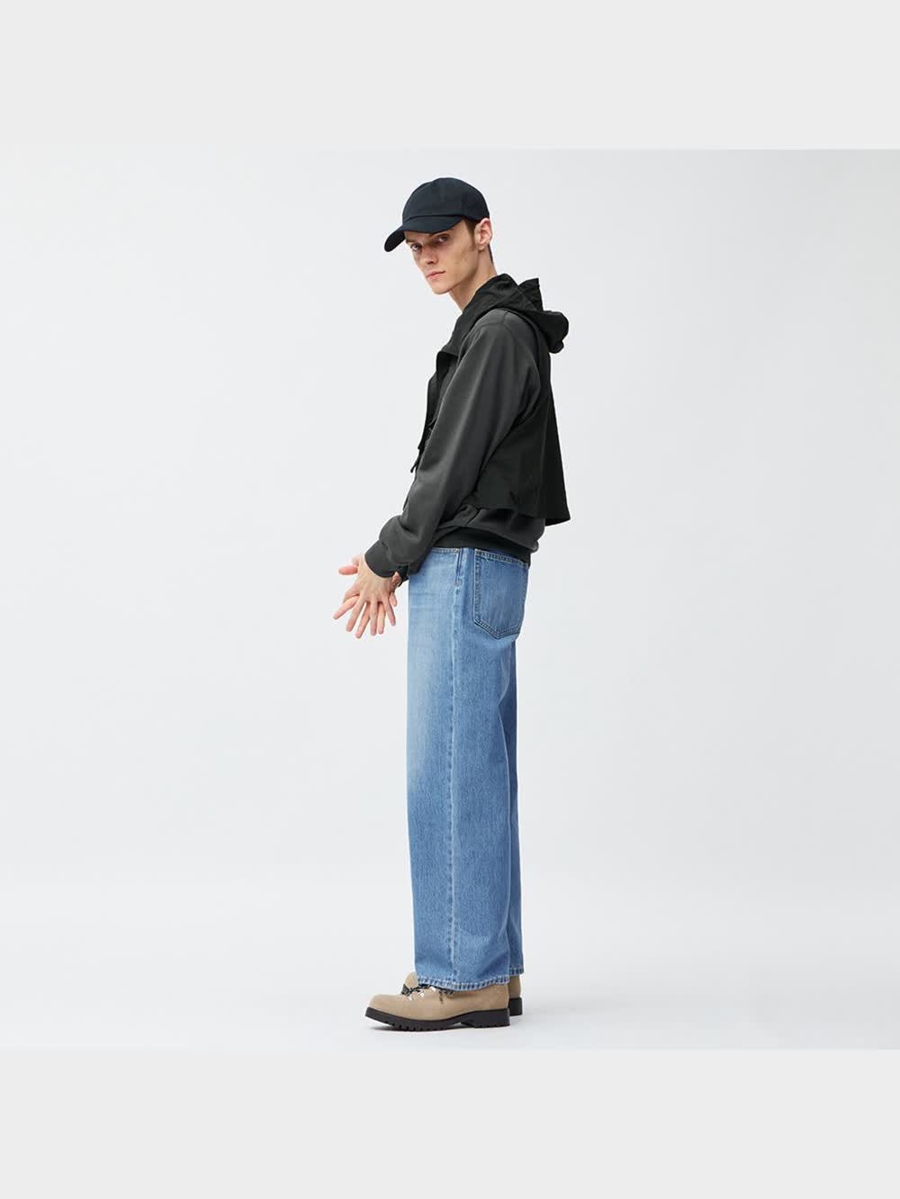 GU公式 | バギージーンズ(丈標準72.0cm)(セットアップ可能) GU公式 | バギージーンズ(丈標準72.0cm)(セットアップ可能)