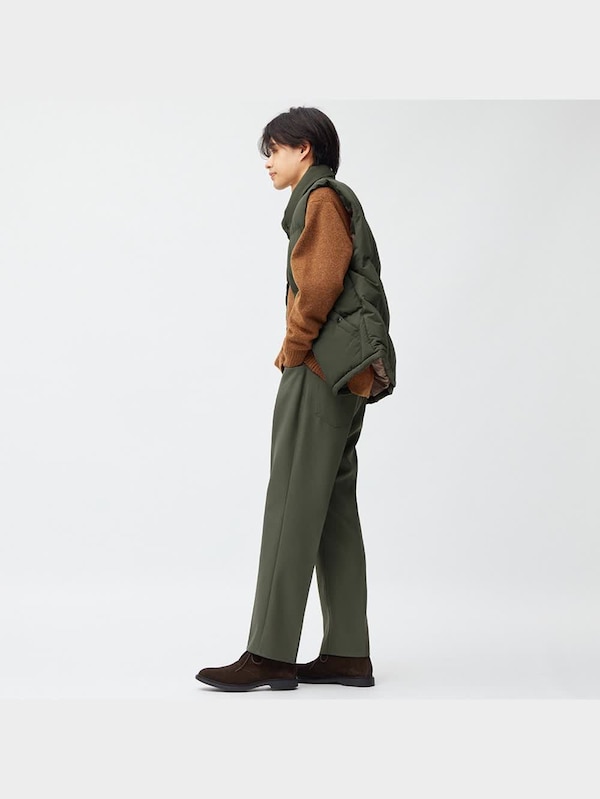 センタープレスストレートパンツ(丈標準69.0～73.0cm)