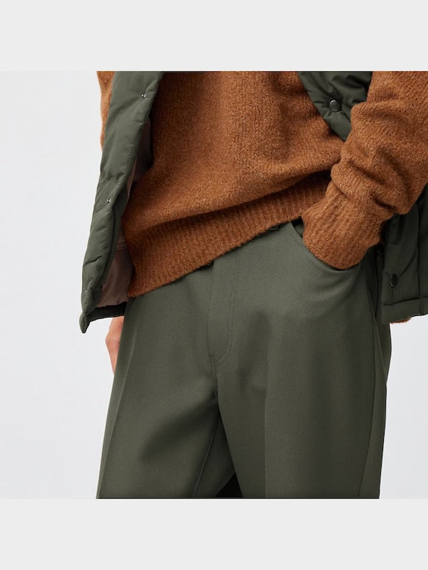 センタープレスストレートパンツ(丈標準69.0～73.0cm)