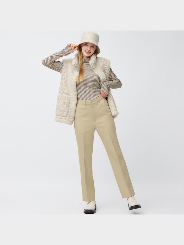 センタープレスストレートパンツ(丈標準69.0～73.0cm)