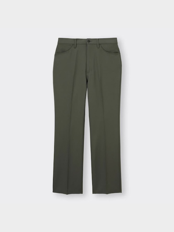 センタープレスストレートパンツ+EC(丈長め77.0～81.0cm)