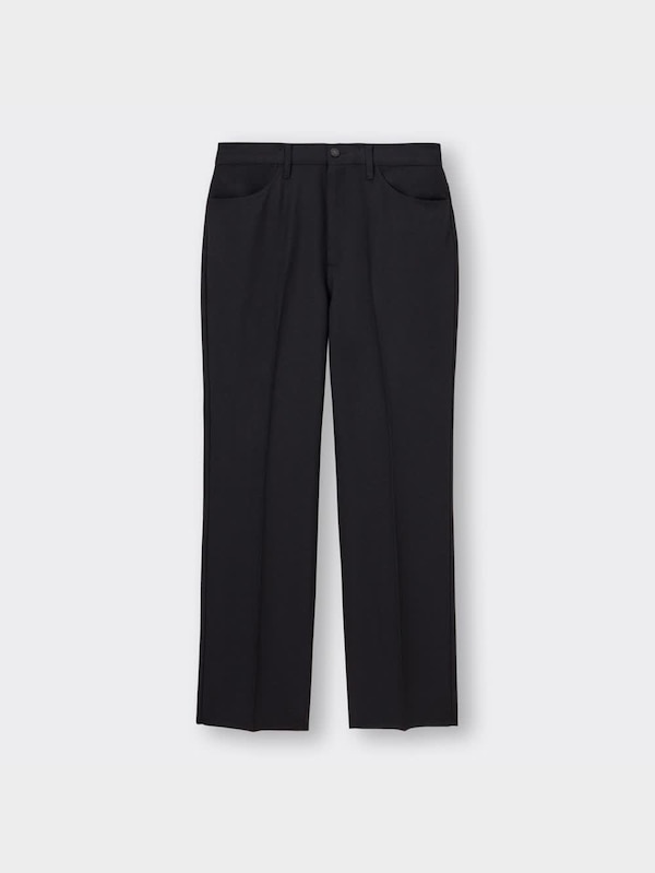 センタープレスストレートパンツ+EC(丈長め77.0～81.0cm)