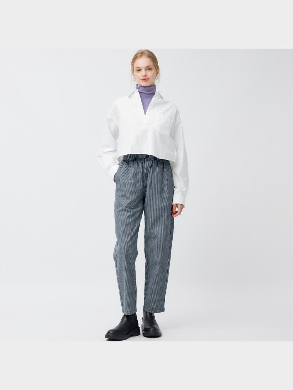 ばし GU公式 | シェフパンツ(ヒッコリー)+E