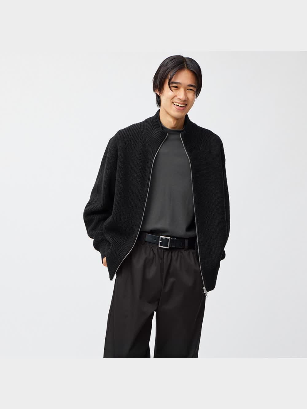 AMBIDEX Store △キュプラシワサテン ワイドパンツ(F クロ): iki