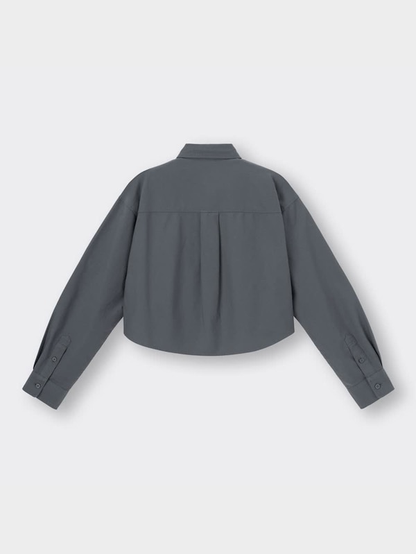 オックスフォードショートシャツ(長袖)+E