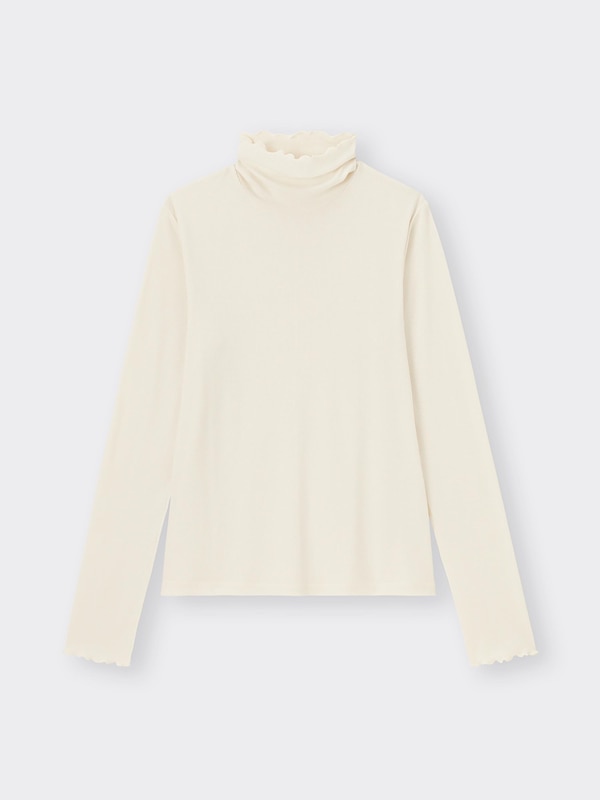 ソフトリブタートルネックT(長袖)(ややスリム)