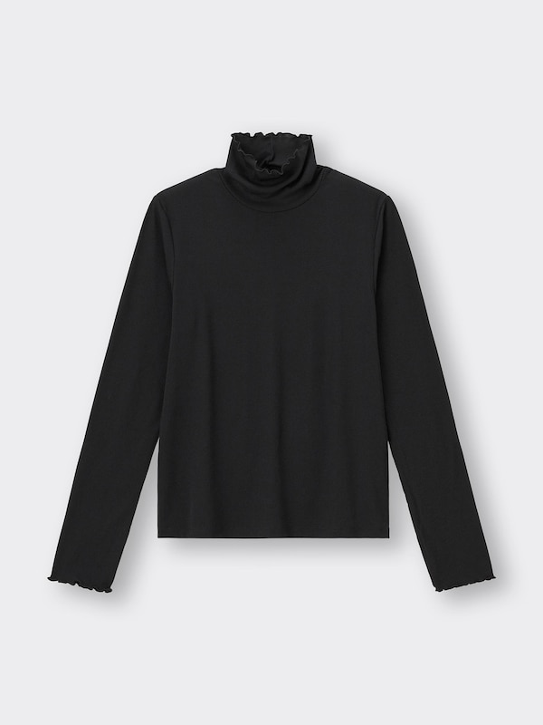 ソフトリブタートルネックT(長袖)(ややスリム)