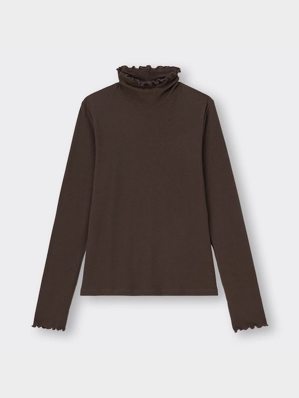 ソフトリブタートルネックT(長袖)(ややスリム)