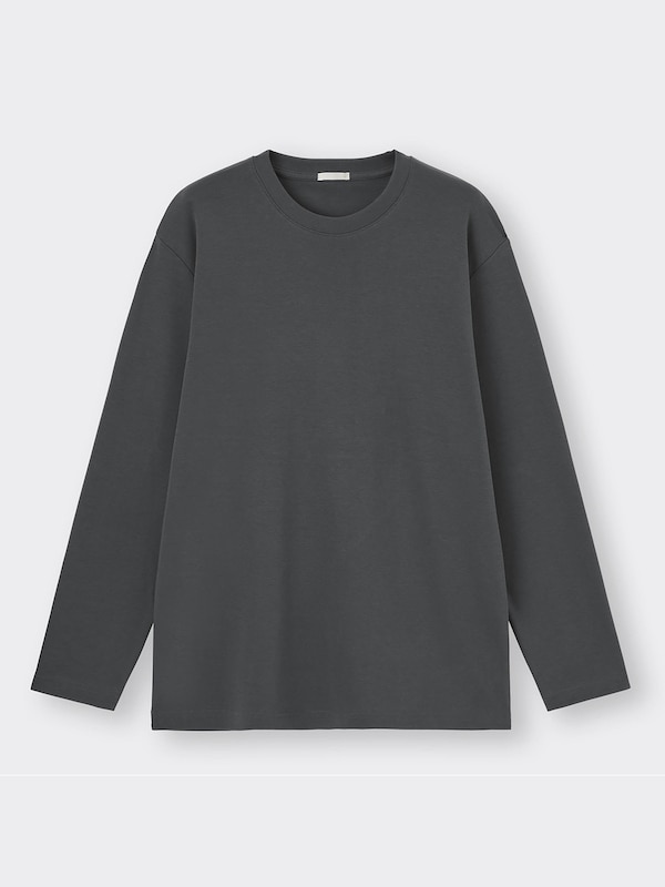 ソフトコットンクルーネックT(長袖)