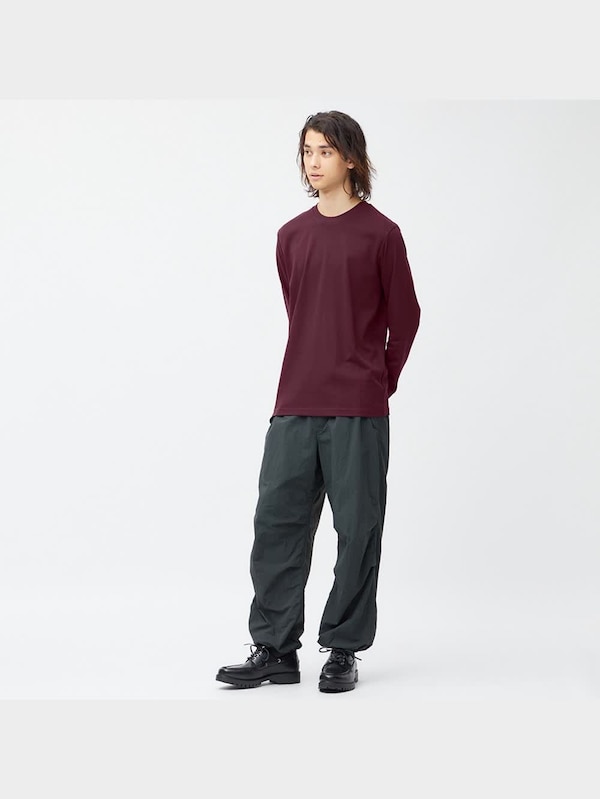 ソフトコットンクルーネックT(長袖)