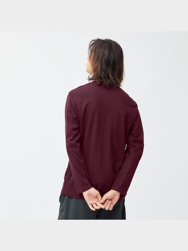 ソフトコットンクルーネックT(長袖)