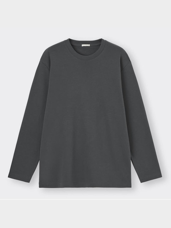 ソフトコットンクルーネックT(長袖)