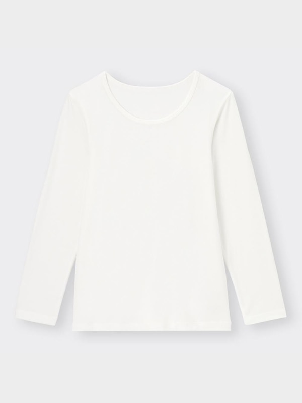 KIDS(男女兼用)スタイルヒートクルーネックT(長袖)