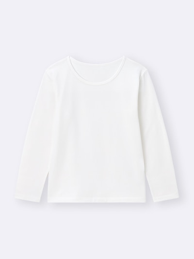 KIDS (남녀 겸용) 스타일 히트 엑스트라 크루 넥 T (긴 소매) + E