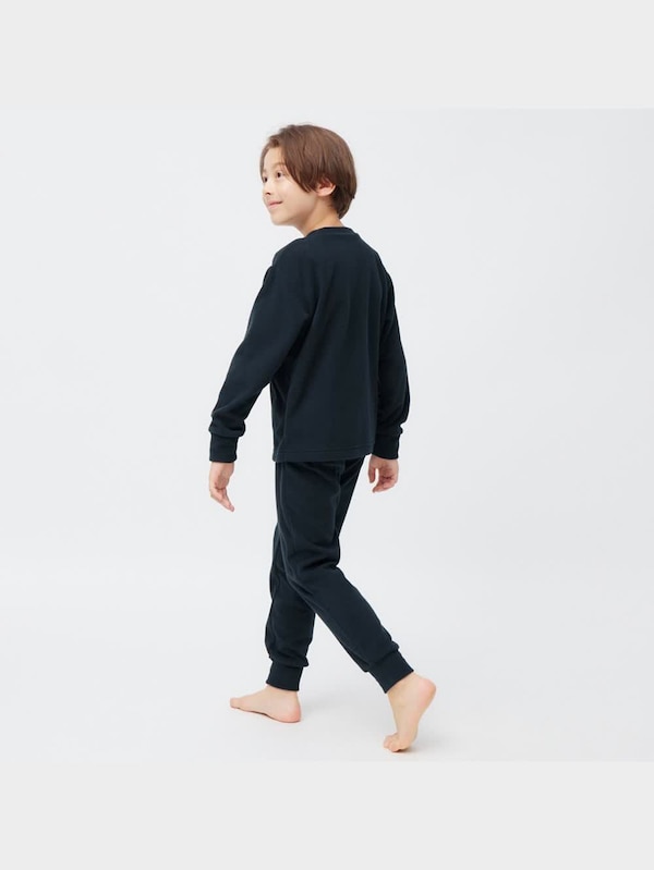 KIDS(男女兼用)フリースラウンジセット(長袖&ロングパンツ)(プラネット)