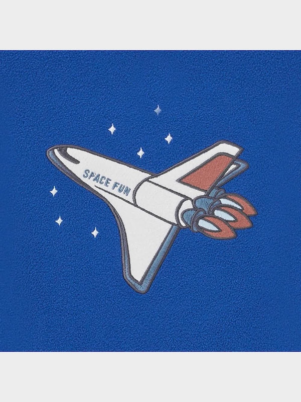 KIDS(男女兼用)フリースラウンジセット(長袖&ロングパンツ)(スペースシャトル)