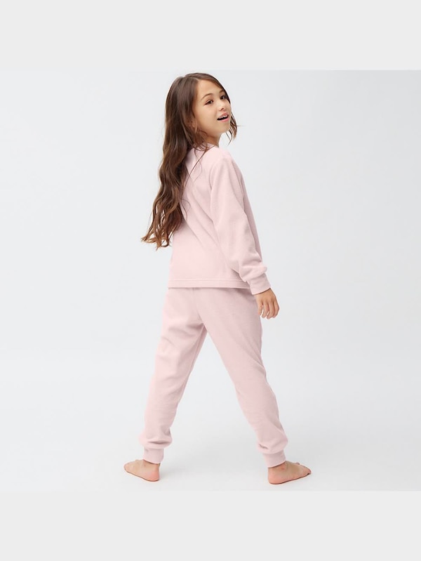 GIRLSフリースラウンジセット(長袖&ロングパンツ)(ラビット)