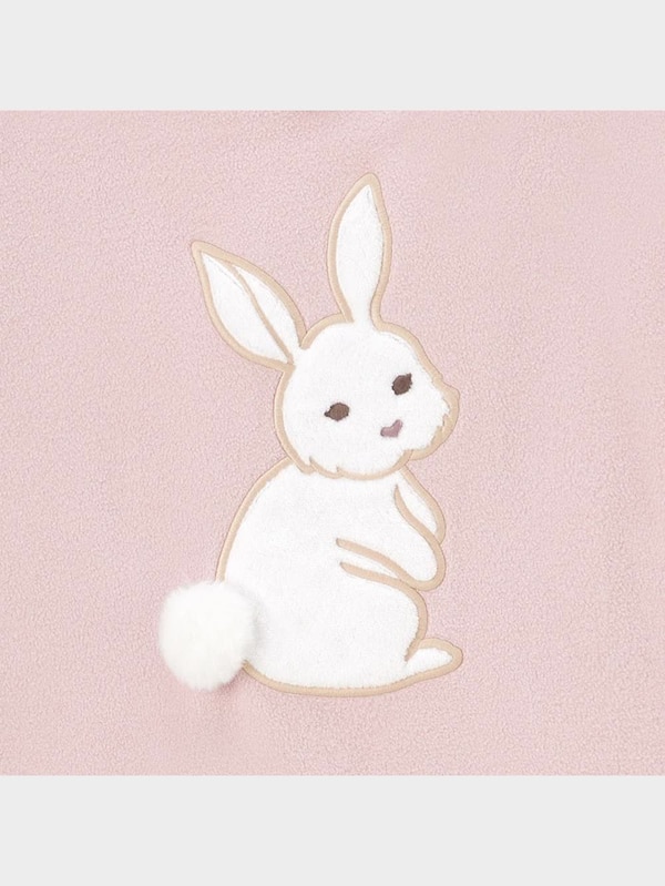 GIRLSフリースラウンジセット(長袖&ロングパンツ)(ラビット)