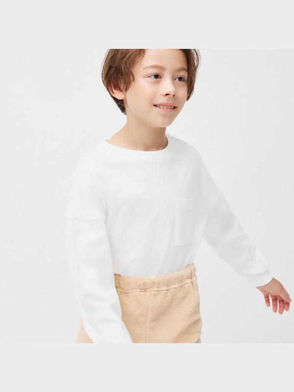 KIDS( 男女兼用)マシュマロフィールパーカセット(ベア)(長袖&ロングパンツ)