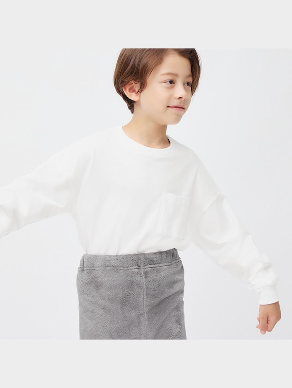 KIDS(男女兼用)マシュマロフィールパーカセット(キャット)(長袖&ロングパンツ)