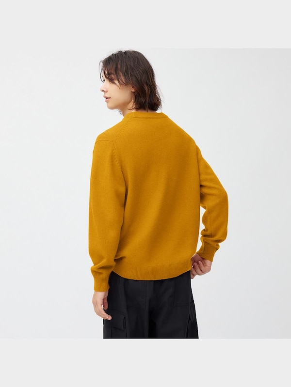 ラムブレンドクルーネックセーター(長袖)