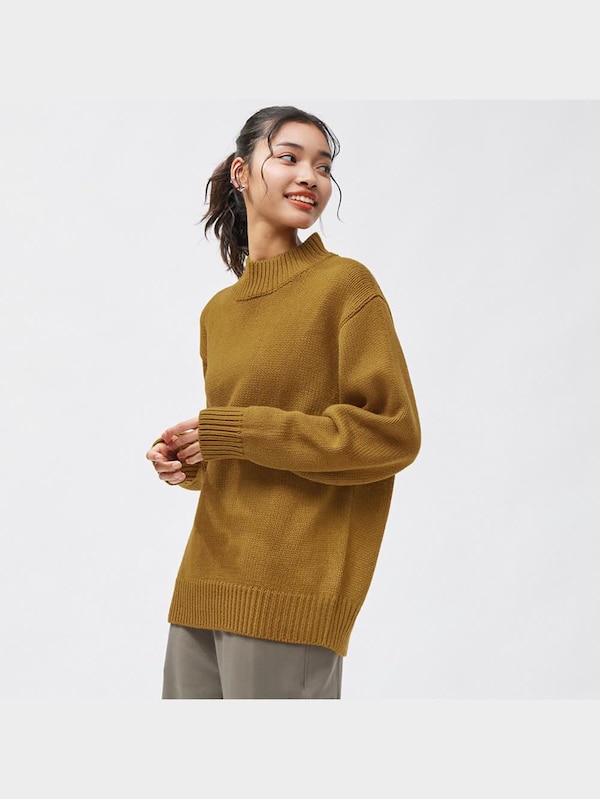 ローゲージハイネックセー��ター(長袖)(2023年冬アイテム)