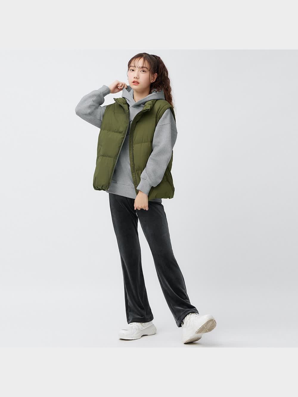 GU公式 | KIDS(男女兼用)ヒートパデッド2WAYブルゾン