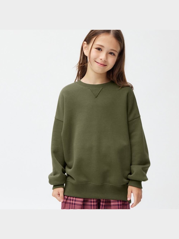 KIDS(男女兼用)オーバーサイズスウェットプルオーバー(長袖)