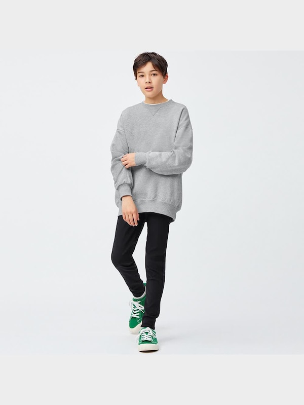 KIDS(男女兼用)オーバーサイズスウェットプルオーバー(長袖)