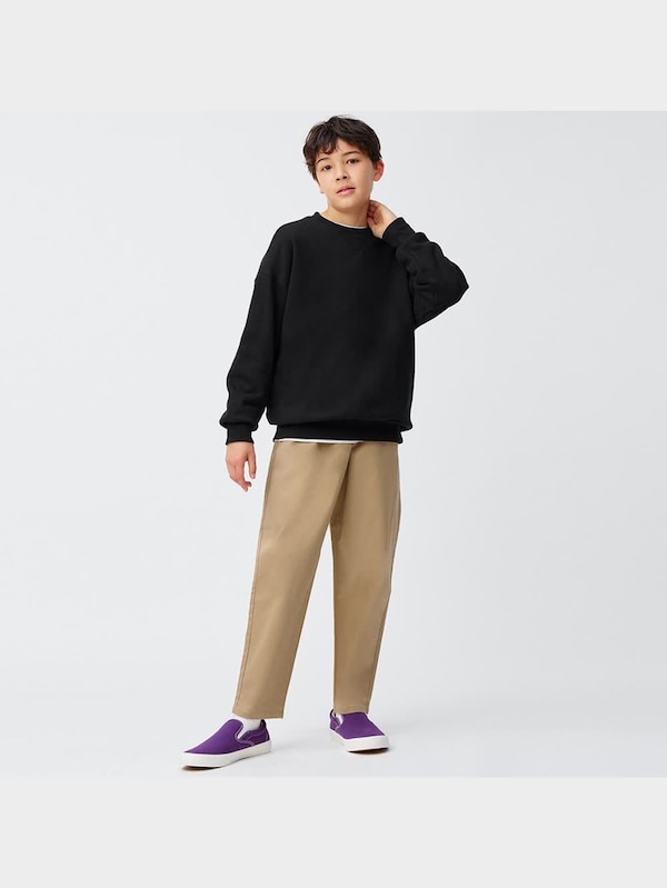 KIDS(男女兼用)オーバーサイズスウェットプルオーバー(長袖)