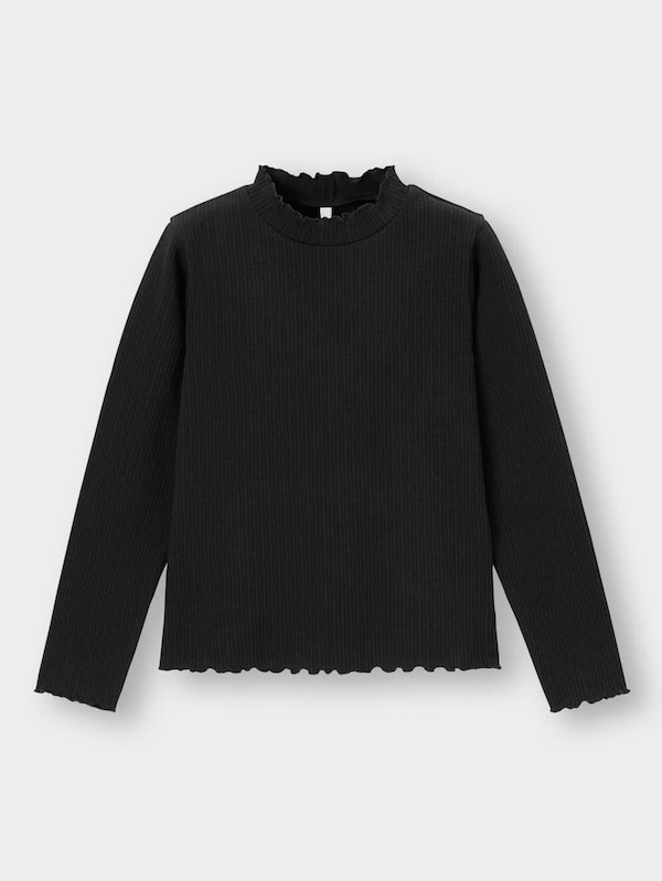 GIRLSフリルハイネックT(長袖)