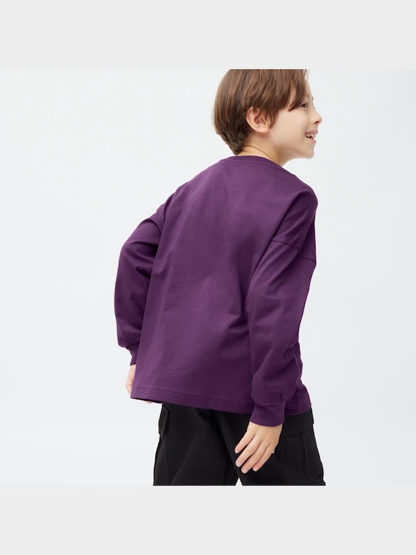 KIDS(男女兼用)コットンポケット付きT(長袖)