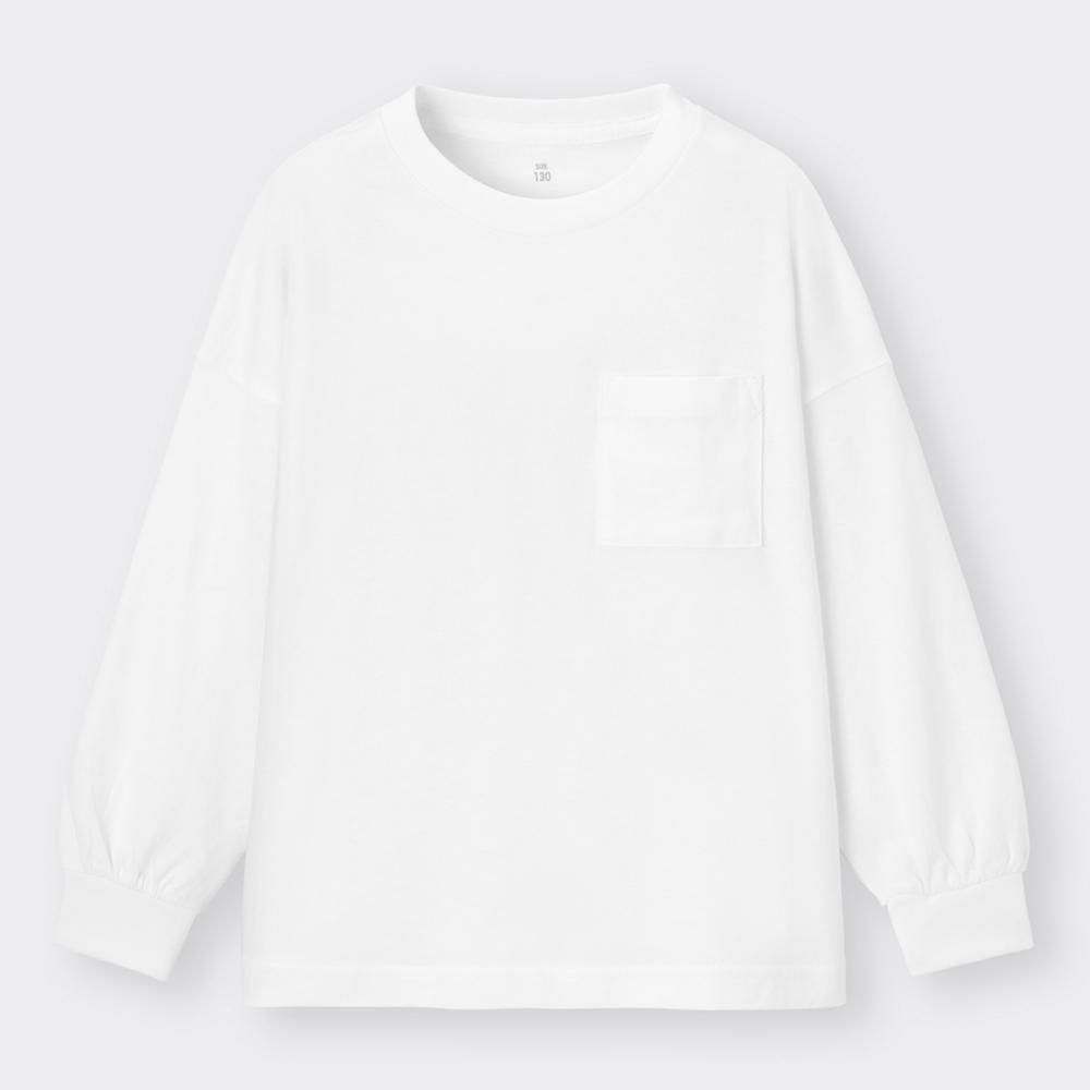 GU 白無地 コットンTシャツ - トップス