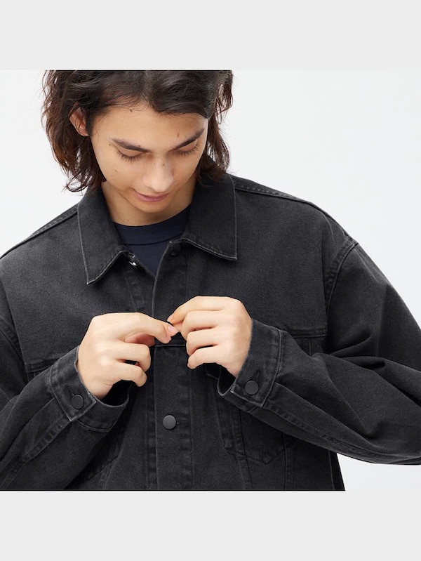 デニムオーバーサイズジャケット+E(セットアップ可能)