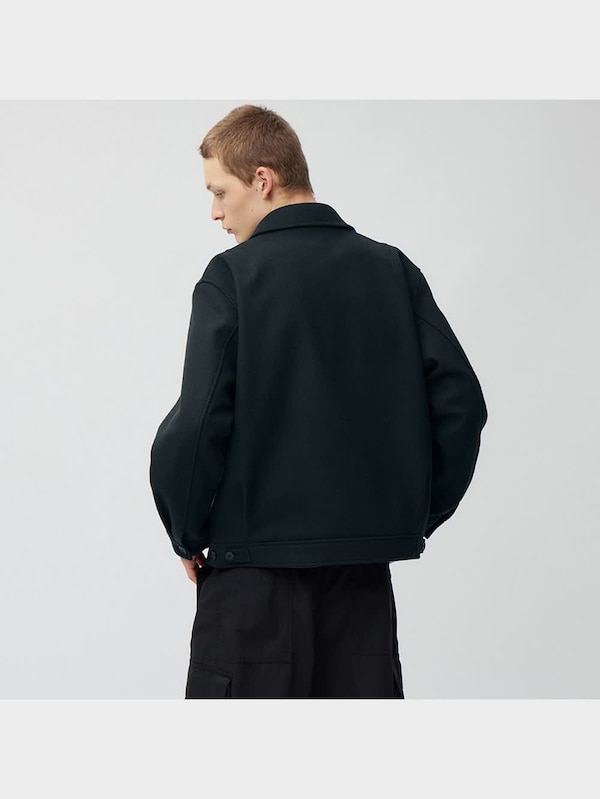 コージーメルトンジップアップブルゾン