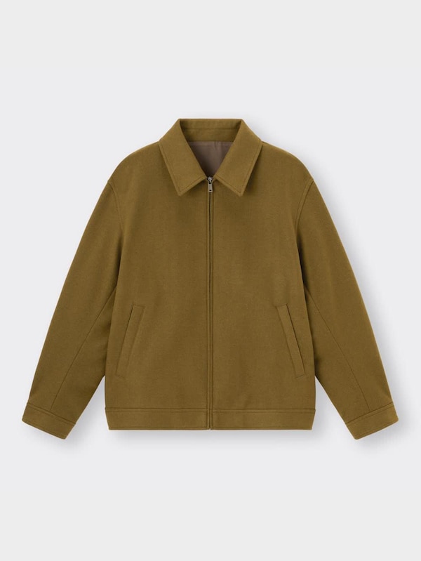 コージーメルトンジップアップブルゾン