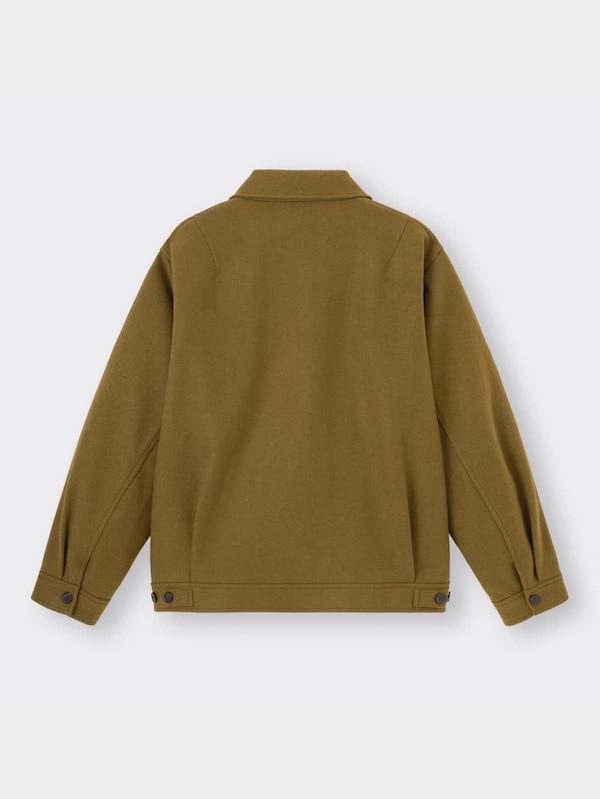 コ��ージーメルトンジップアップブルゾン