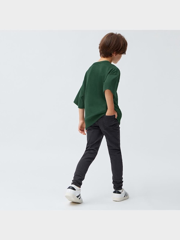 KIDS(男女兼用)のびのびデニムレギンスパンツ