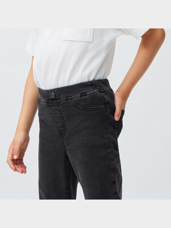 KIDS(男女兼用)のびのびデニムレギンスパンツ