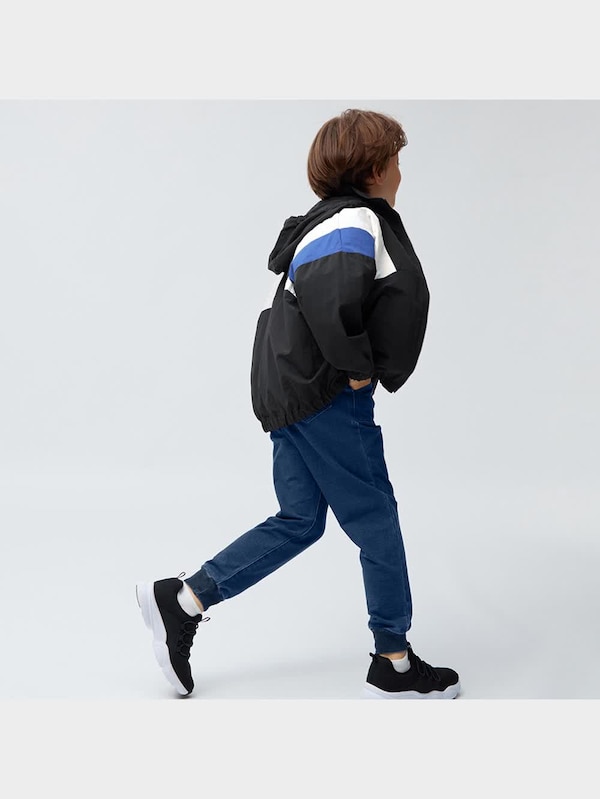 KIDS(男女兼用)インディゴカットソージョガーパンツ