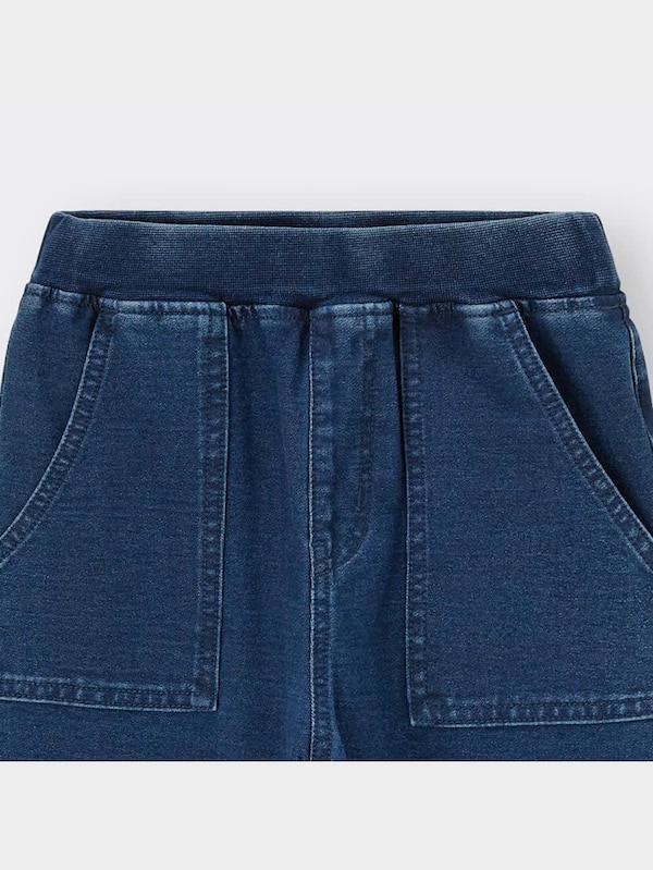 KIDS(男女兼用)インディゴカットソージョガーパンツ