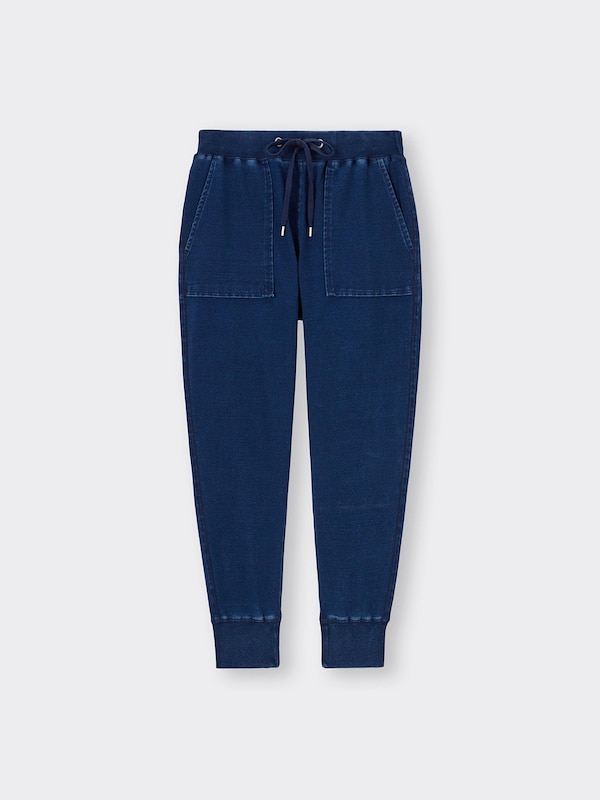 デニムスウェットイージーパンツ+X