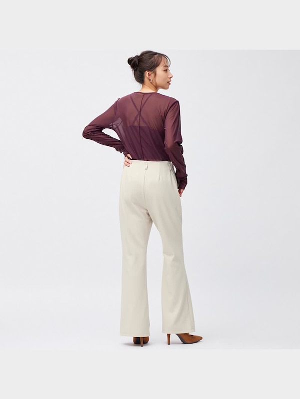 カットソーフレアスラックス(丈標準69.0～73.0cm)