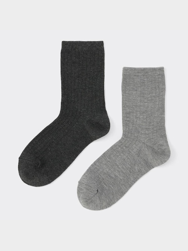 KIDS(男女兼用)クルーソックス2P