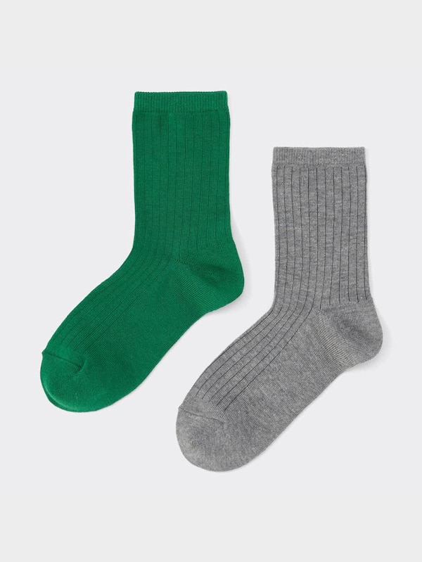 KIDS(男女兼用)クルーソックス2P