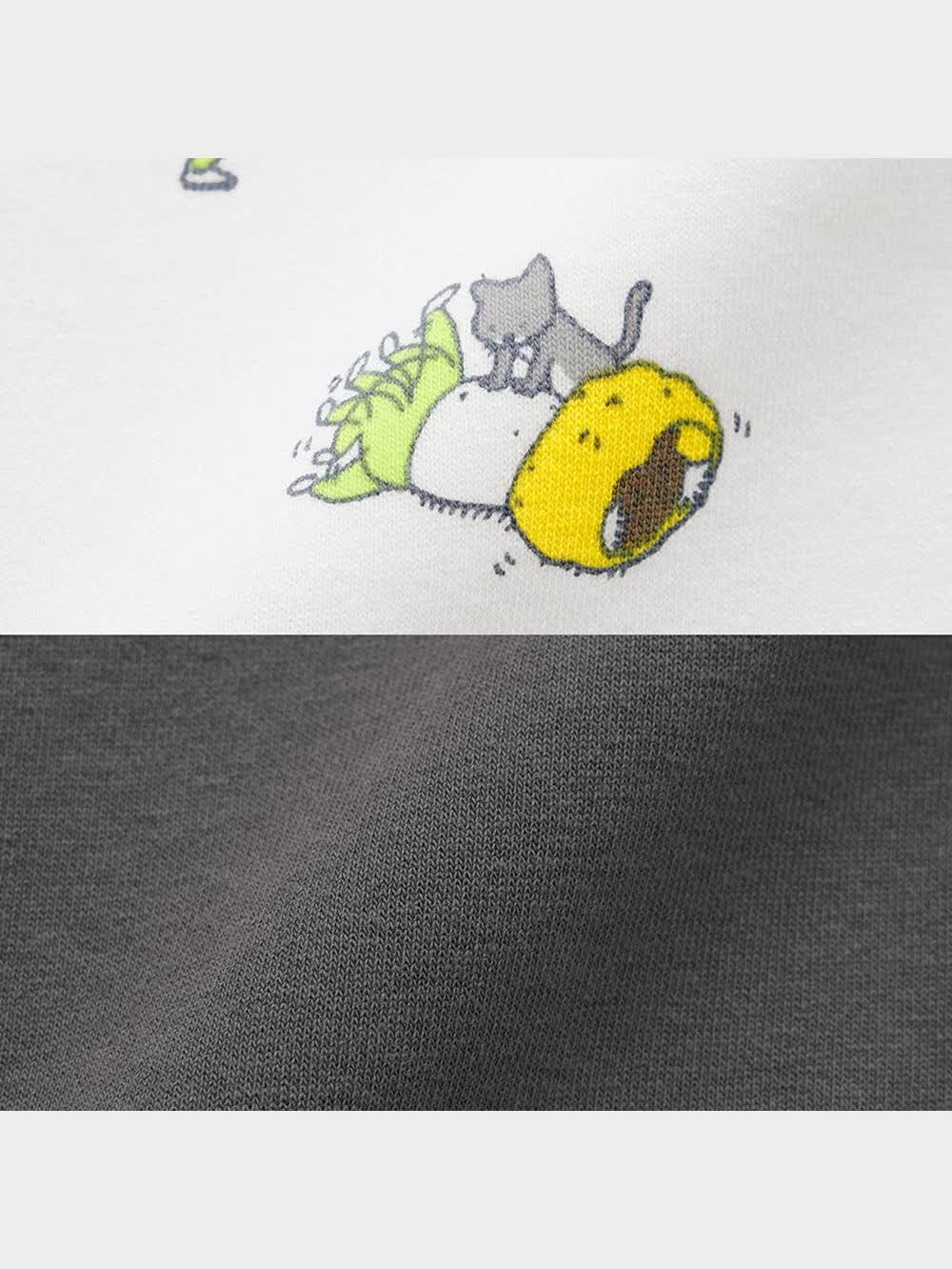 GU公式 | KIDS(男女兼用)ソフトスウェットラウンジセット長袖&ロング