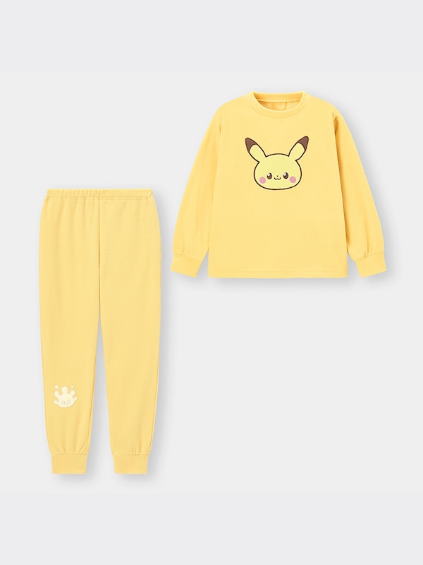 KIDS(男女兼用)フリースラウンジセット(長袖&ロングパンツ) ポケピース 1