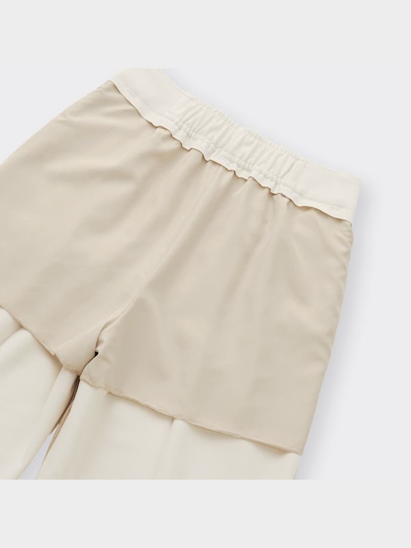 タックワイドパンツ+EC(丈長め80.0cm)