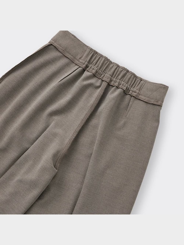 タックワイドパンツ+EC(丈長め80.0cm)